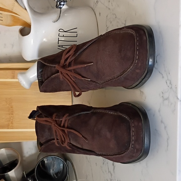 Tod\'s Dark Brown Suede Chukka Boots main image 5